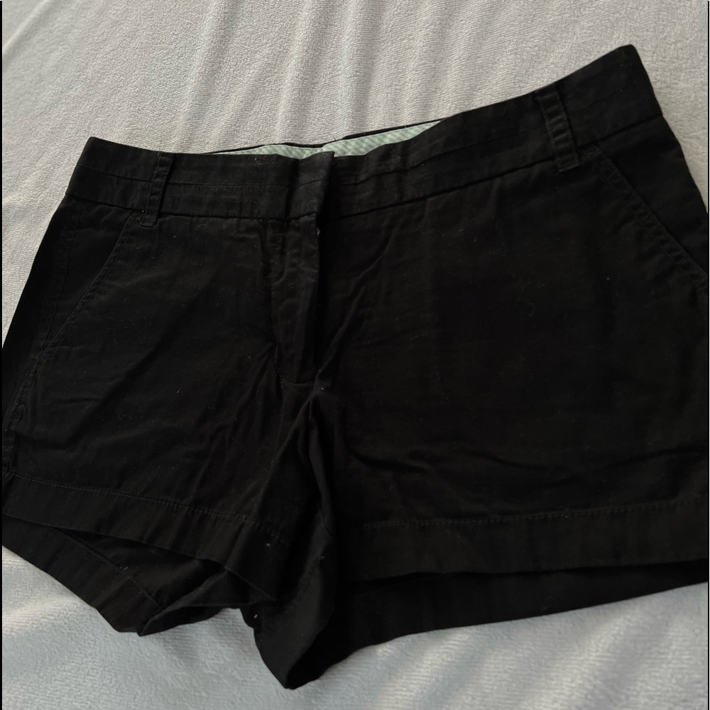 Black size 10 j crew chino shorts